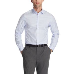 Michael Kors Mens Comfort Stretch Button Down Dress Shirt, Multicoloured, NWT